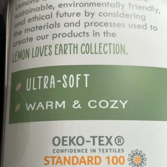 Lemon Lavender and White Fuzzy Socks - Picture 6 of 7